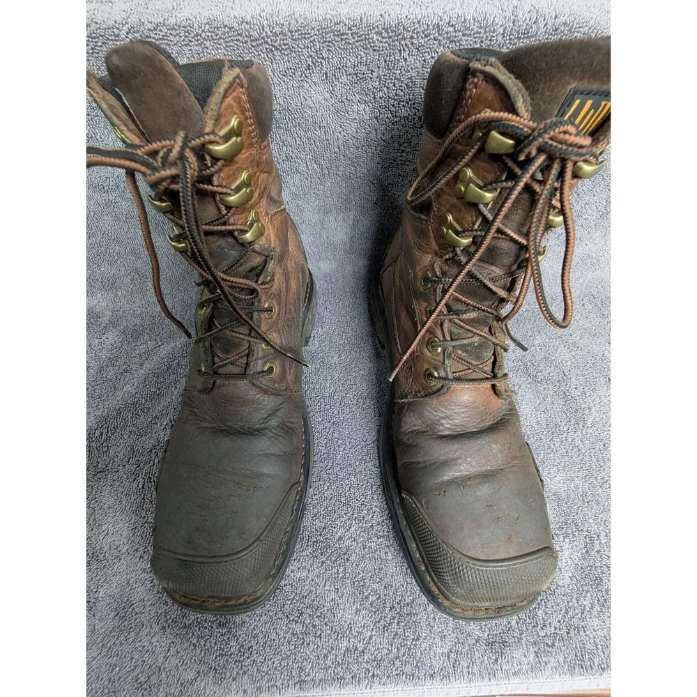 Ariat Mens WorkHog XT H2O Waterproof Composite Toe Work Boots Brown